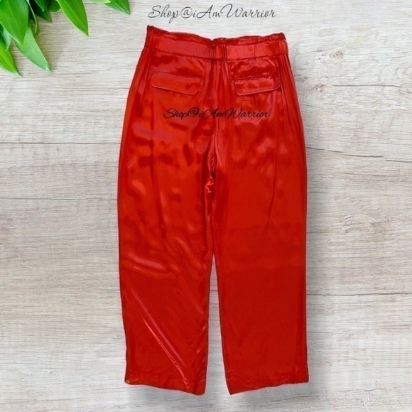 J.Crew NWT high waisted satin paper-bag pants *shop@iamwarrior - Picture 6 of 10